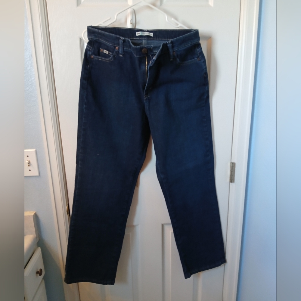 Lee Women's Dark Blue Straight Leg Jeans